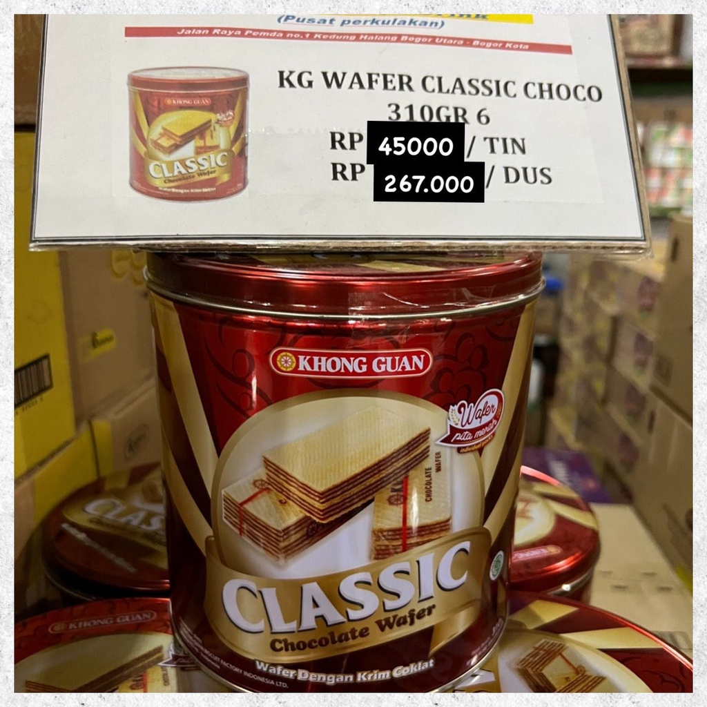 

Khong guan kaleng wafer classic 310gr