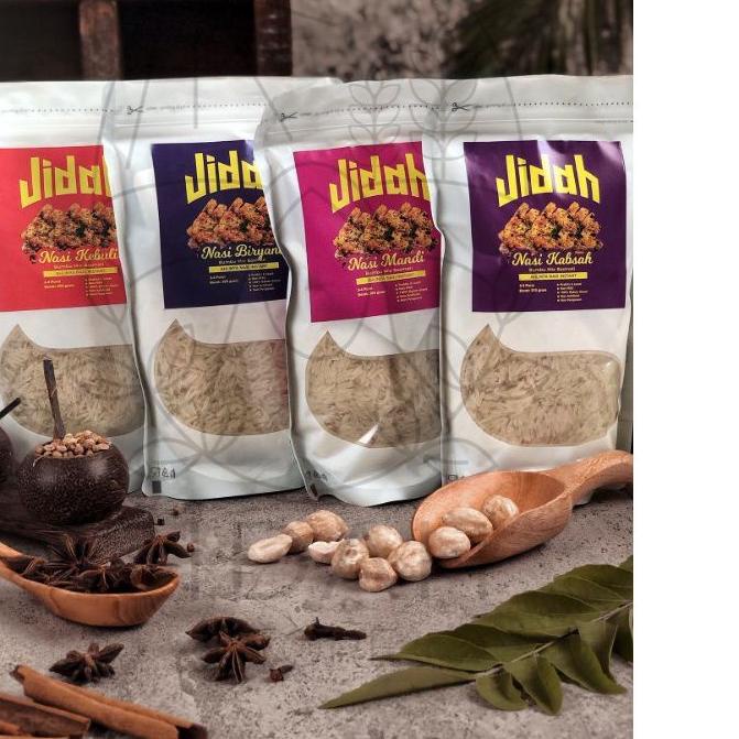 

☂ Beras Basmati plus Bumbu Rempah Instan Kabsah Kebuli Briyani Mandhi 300 Gram ➶