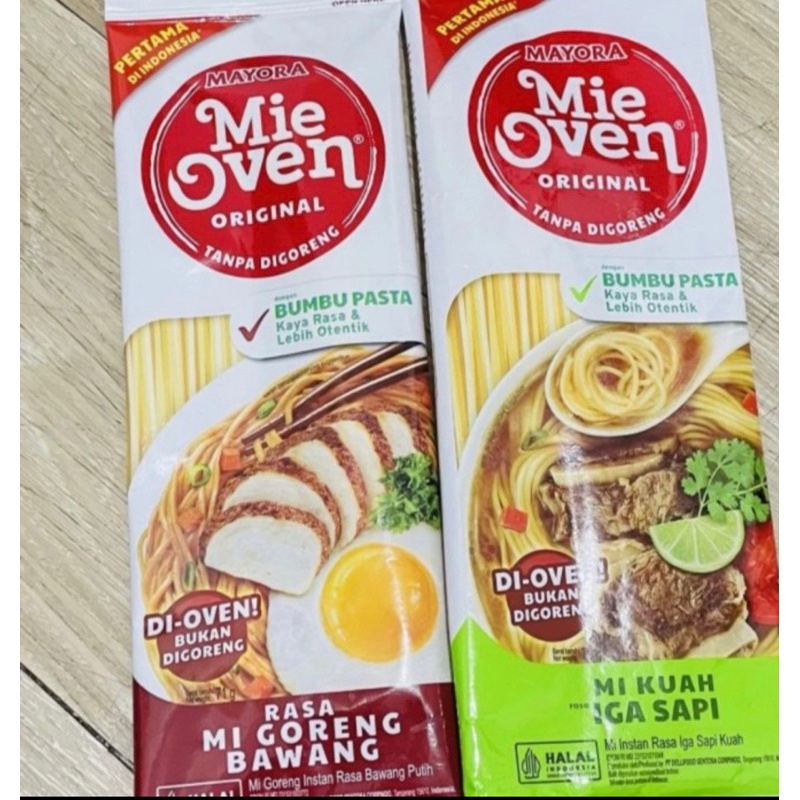 

Mie Oven Original - Mie Kuah - Mie Goreng Mie instan - Mie Lurus Lebih Enak RASA GORENG BAWANG /IGA SAPI