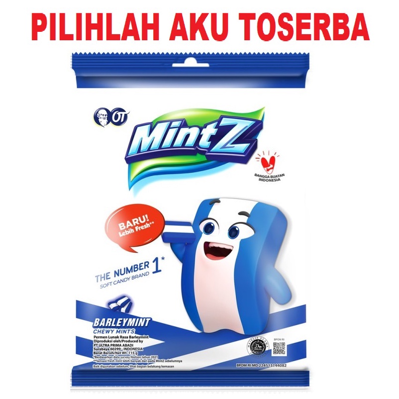 Mintz Permen Chewy BARLEYMINT - ( HARGA PER BUNGKUS )