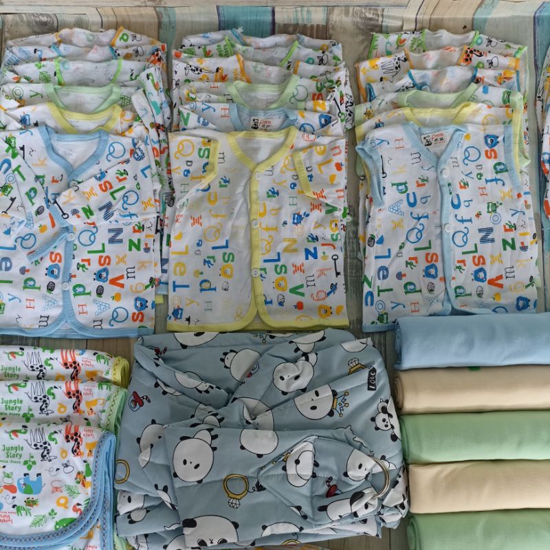 Set Perlengkapan Bayi Baru Lahir  68 Pcs Paket Hemat Newborn