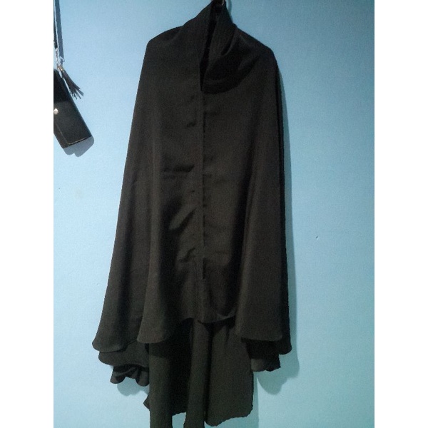 preloved set gamis hitam