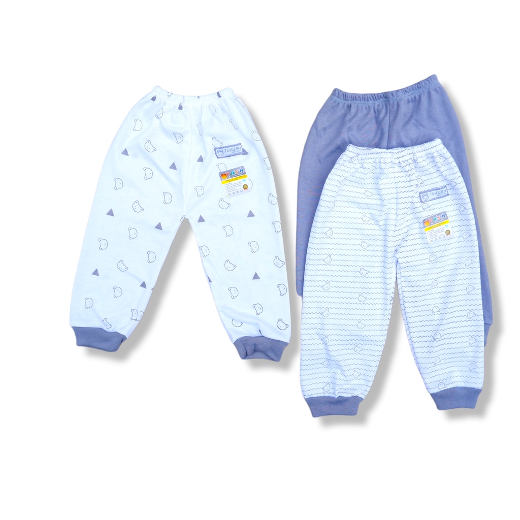 (CLN003) ISI 3PCS CELANA PANJANG BAYI