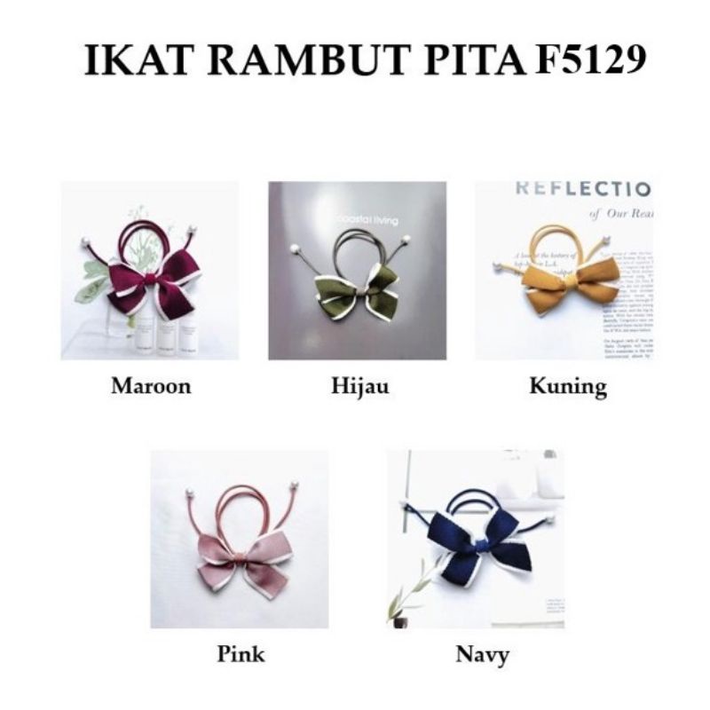 Ikat Rambut Pita Fashion Korea Terlaris Kuncir Rambut Wanita Anak Serbaguna Ribbon Hair style