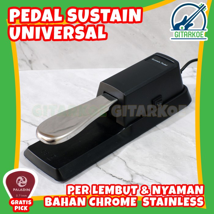 Terlaris Pedal Sustain Keyboard Piano / Sustain Pedal Keyboard Yamaha Roland
