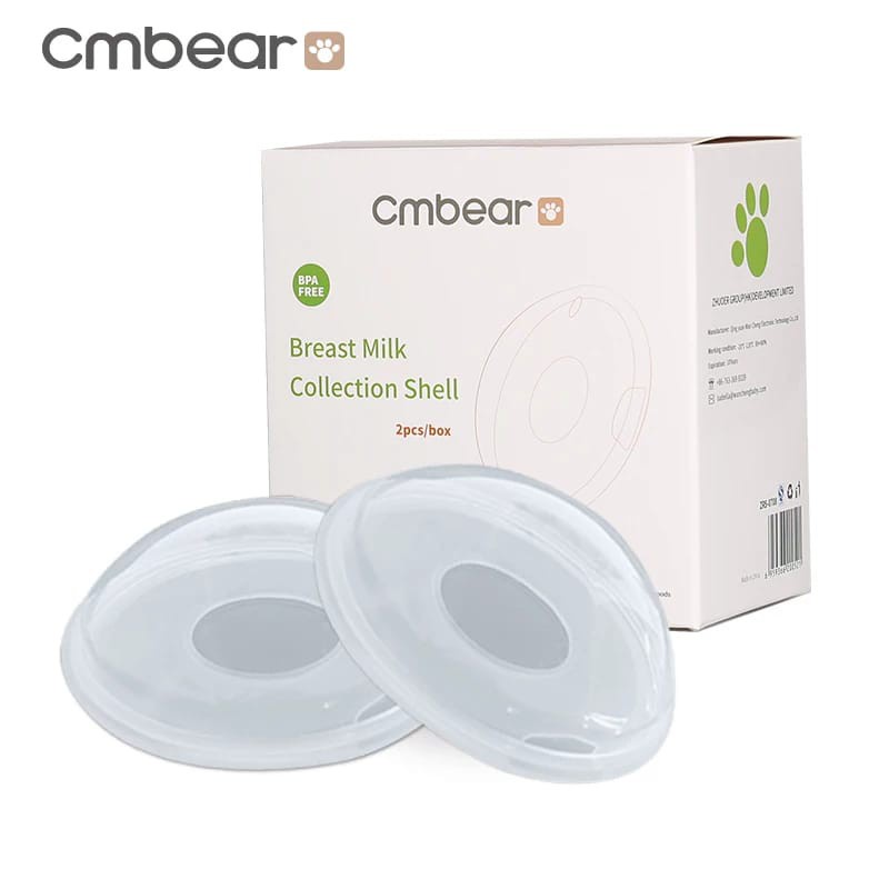 Penampung ASI CmBear 1BOX isi 2pcs / Breast Pad Silicone / Breast Shell