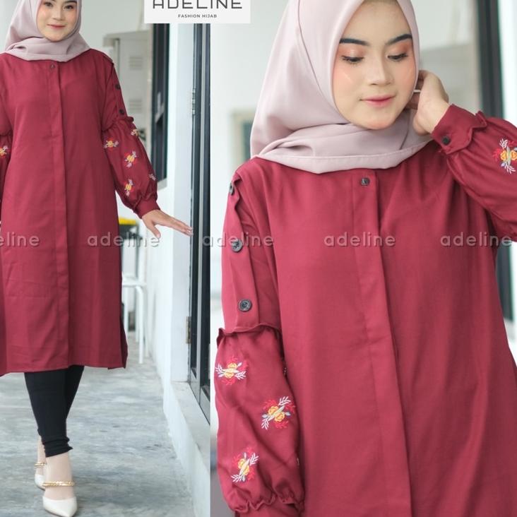 ☝ Gueen Tunik - Tunik Shakila Bordir LD106 / Juwita Tunik / R.16 -  ◙