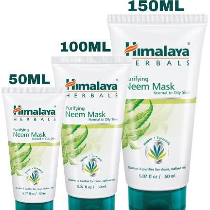 Qeila - Himalaya Purifying Neem Mask Series | Netto 50 gr, 100 gr, 150 gr