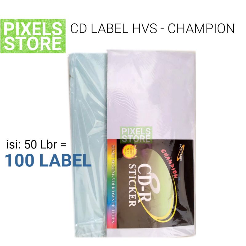 

CD DVD Label Sticker Champion 1 Pack