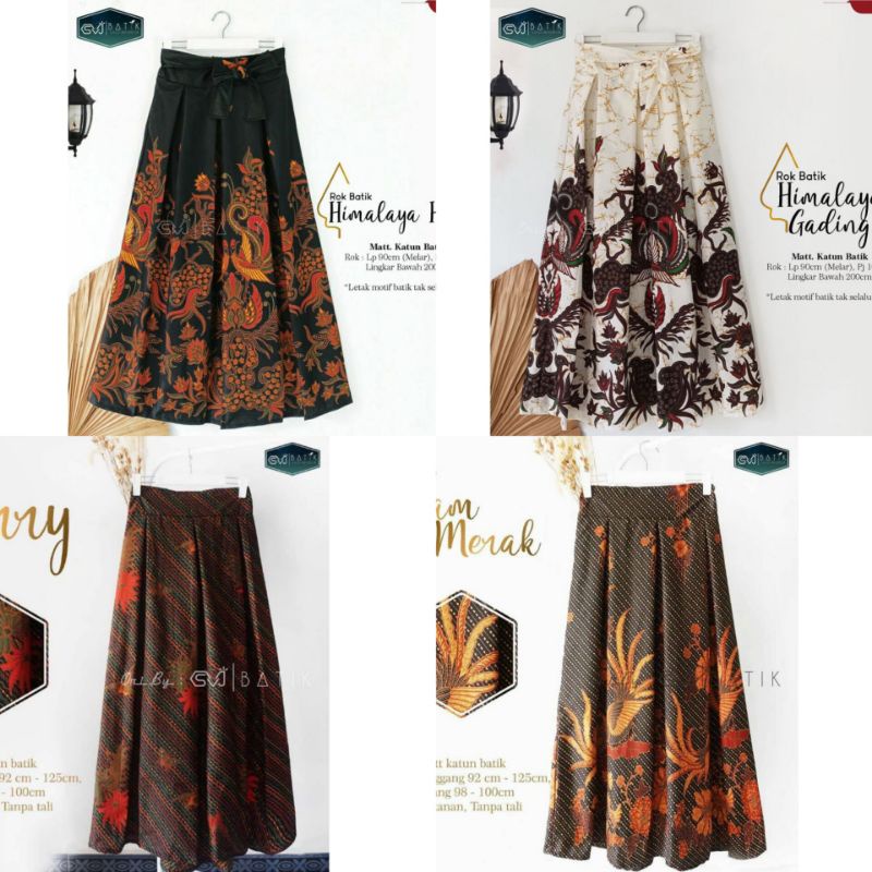 ROK BATIK PAYUNG PANJANG HIMALAYA PREMIUM