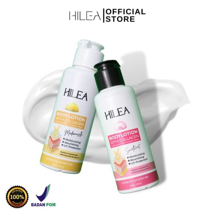 Hilea With Collagen - Bodylotion Pemutih kulit. - Hilea Ori