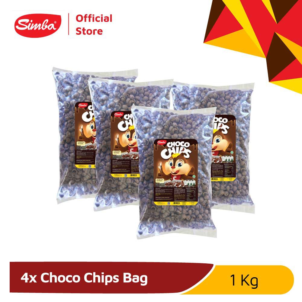 

✨NEW✨ -Cereal SIMBA Choco Chips Bag 950gr - 4 pcs Lebih Hemat- 1.1.23