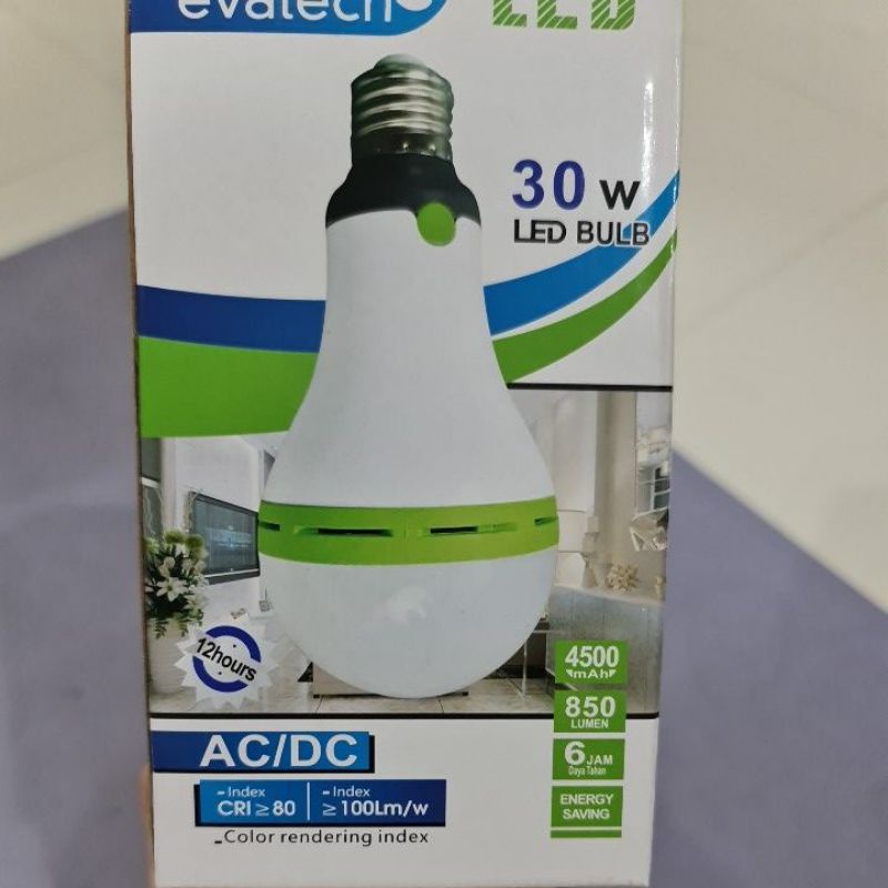 Lampu Ajaib Led Emergency 30w Super Terang EVATECH