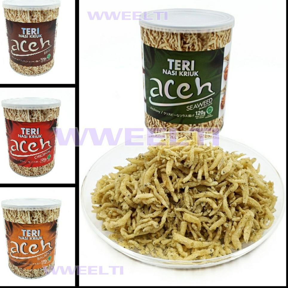 

Terbaru Teri Nasi Kriuk Aceh Teri Medan Crispy Siap Makan 120gr