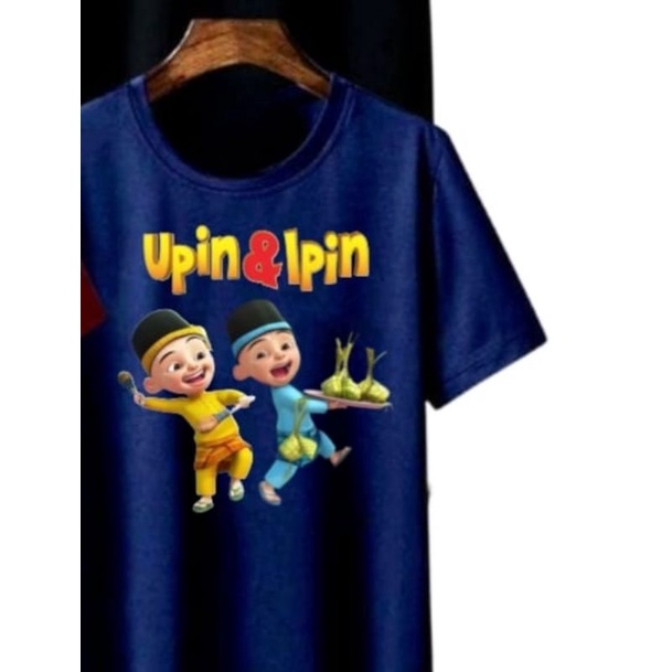 BAJU KAOS ANAK ANK/REMAJA/DEWASA UPIN &amp; IPIN KETUPAT RAMADHAN