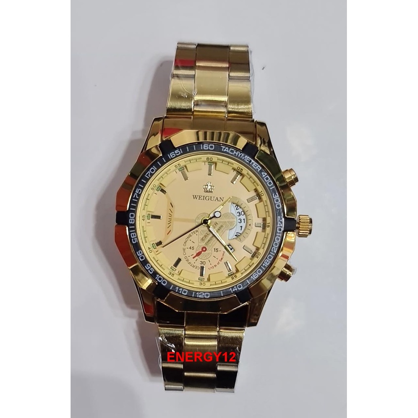 Jam tangan COMUDIR &amp; WEIGUAN stainless steel pria Original 100% - Import -