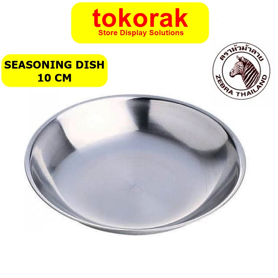 ZEBRA SEASONING DISH 10 CM (S) 222110 PIRING BUMBU TEMPAT SAOS KECAP