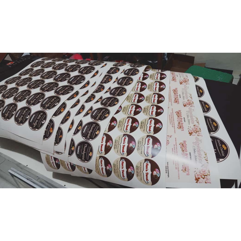 STIKER PRODUK LABEL PRODUK STIKER MAKANAN