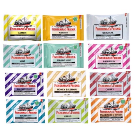 

FISHERMAN'S FRIEND Permen Pelega Tenggorokan Sugar Free/Extra Strong 25gr