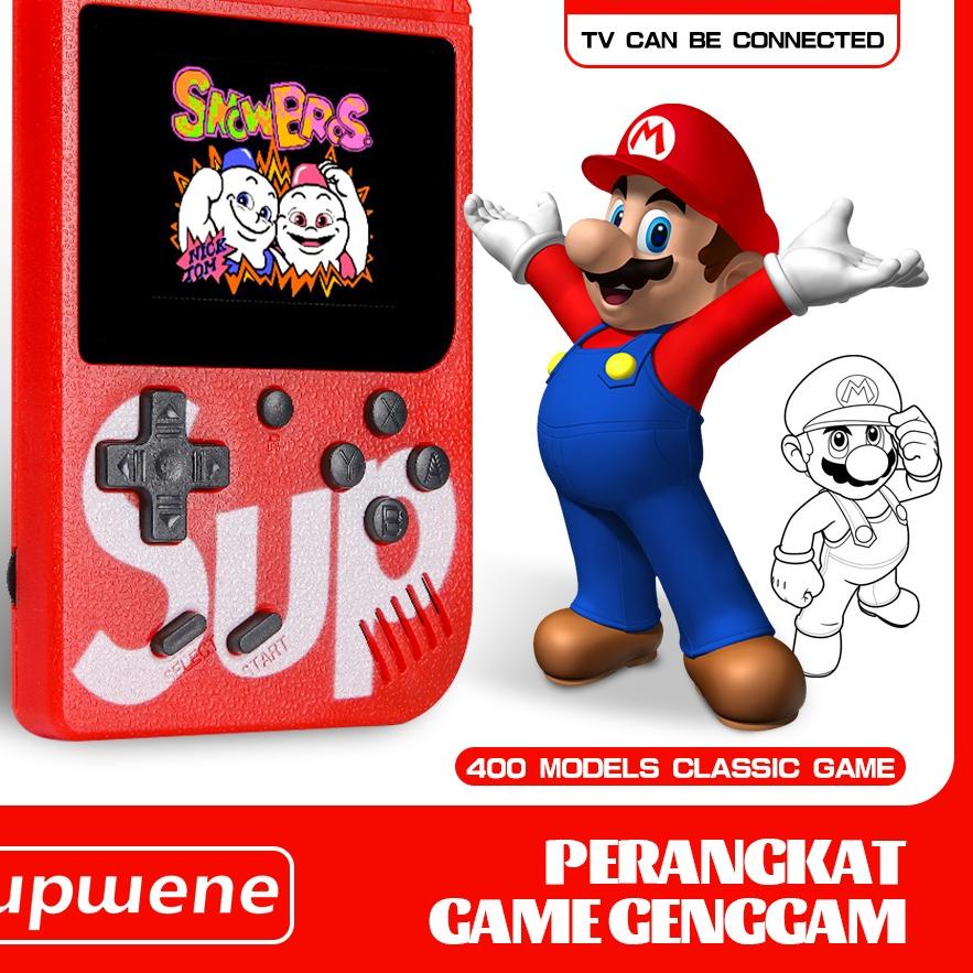 ➬ Double Player Gameboy Permainan Retro Mini Gameboy Game Konsol Built-in 400 Games PS4 Gameboy 4.7 