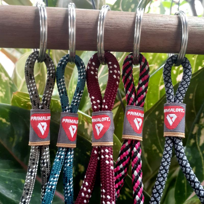 Gantungan Kunci Prusik Rope Keychain Perusik Etnik Ethnic Unik Paracord Universal Lanyard Hp Outdoor Camping 2