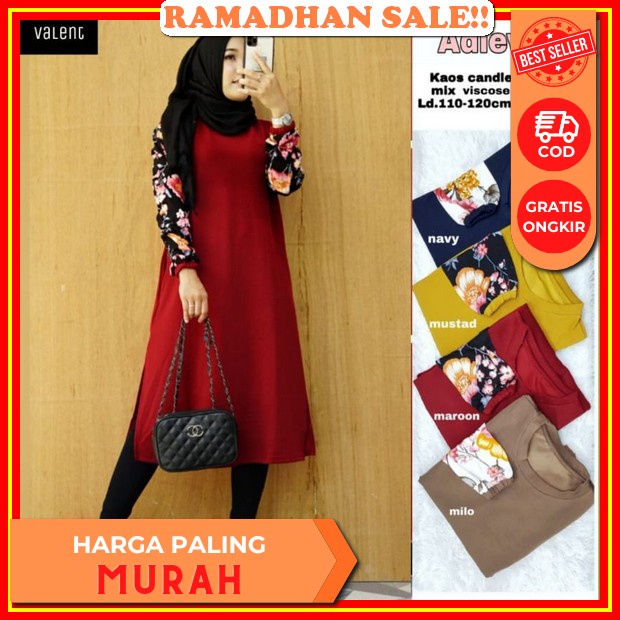 Tunik Wanita Import Bahan Linen Kombi Katun Premium By Gihaza Tunik Wanita Terbaru 2023 Atasan Wanit
