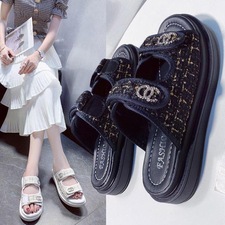 Paling Dicari FREE BOX MB3005 SEPATU WANITA SANDAL WEDGES SANDAL FASHION SANDAL GUNUNG SANDAL IMPORT