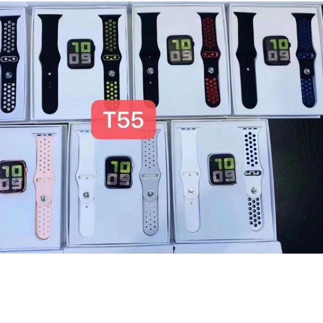 Diskon✅-smart watch T55 fitpro man/women spedo meter heart rate 2strap