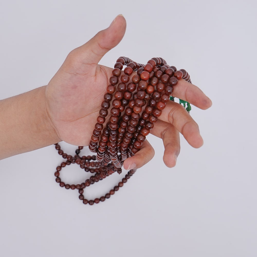 Tasbih Kokka Asli Bersertifikat Motif Bulat 7.5 mm Kaokah Alii 100% Berbahan Dari Biji Buah Kokka - by CS1