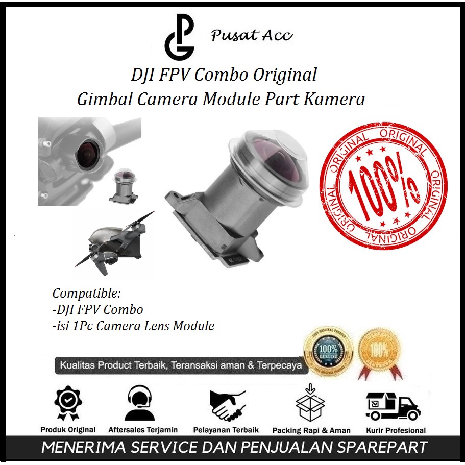 DJI FPV Camera Lens Module Original for Fpv Camera Lensa Module