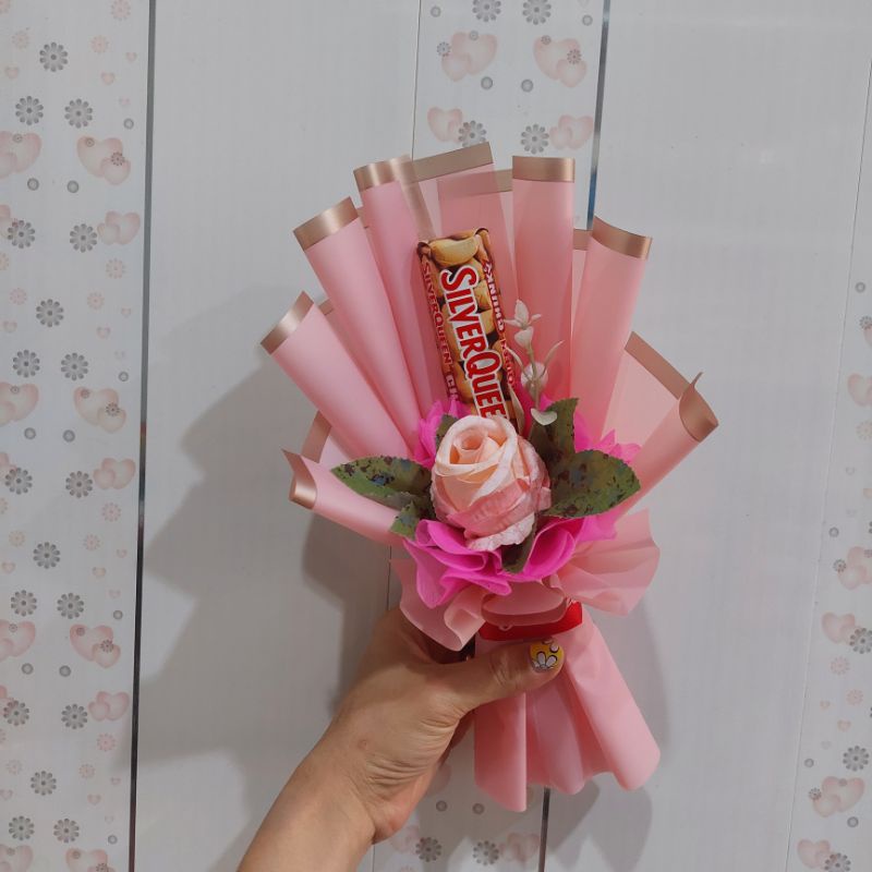buket coklat mini/ buket silverqueen