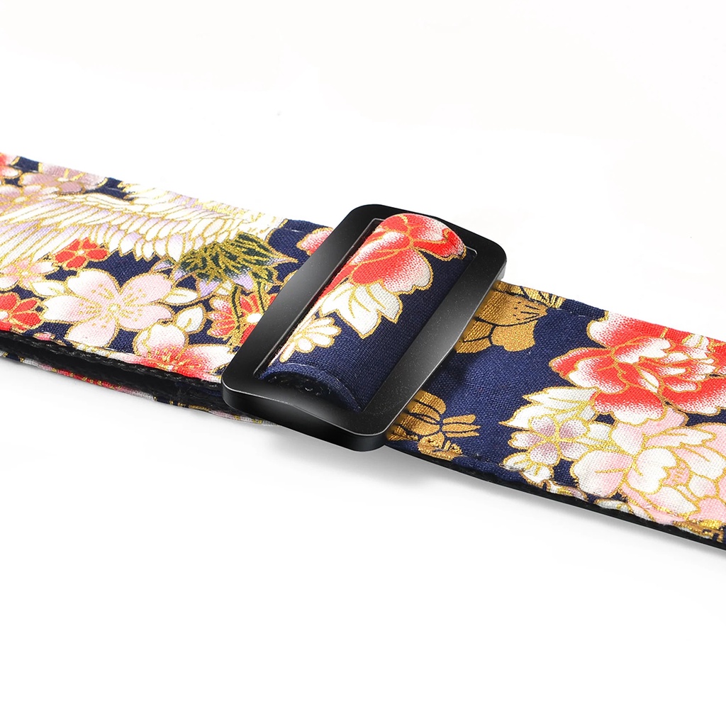 Amumu CV02P Strap Gitar motif Peony Crane