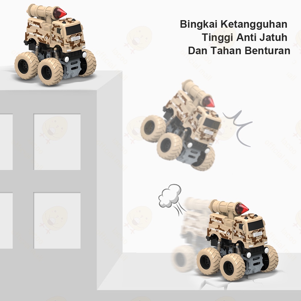 Poney Mobil mainan anak bayi Mainan inersia offroad 4 drive Truk pemadam kebakaran mainan kendaraan anak