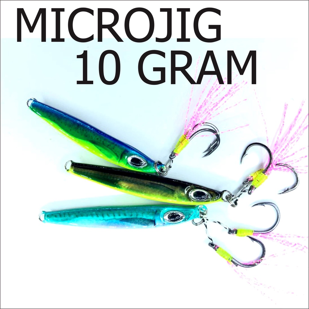 micro jig umpan casting pinggiran 10gram