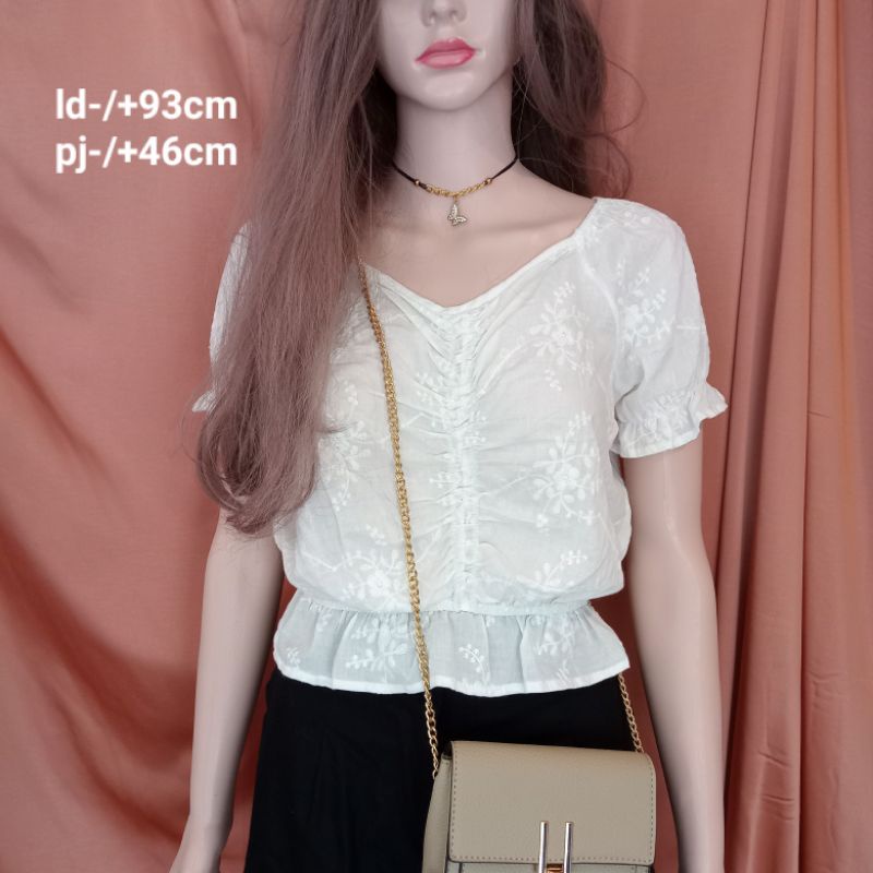 atasan wanita baju top blouse pakaian cewek