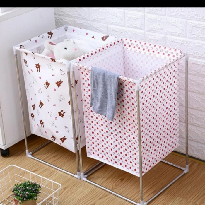 Laundry Bag Keranjang Laundry Baju Kotor Persegi Kotak