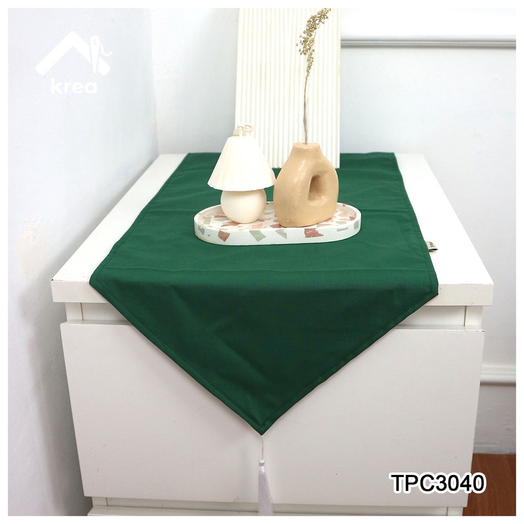 Taplak Meja Polos Table Runner POLOS Ukuran 105x30 &amp; 150x35 (TPC3040)