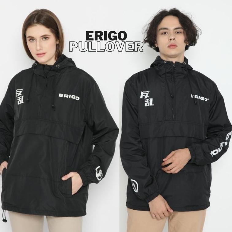 Erigo Jacket Pullover Youth Revolt Terbaru | Jaket Parasut Pullover | Jaket Erigo Apparel |Jaket Pri