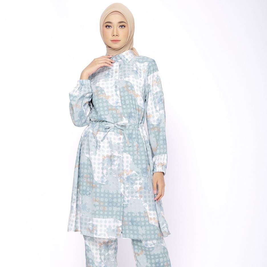 ○ BIA By Zaskia Mecca - Queen Mint Tunik - Islamic Journey In Europe - Edisi Denmark Sarimbit ❆