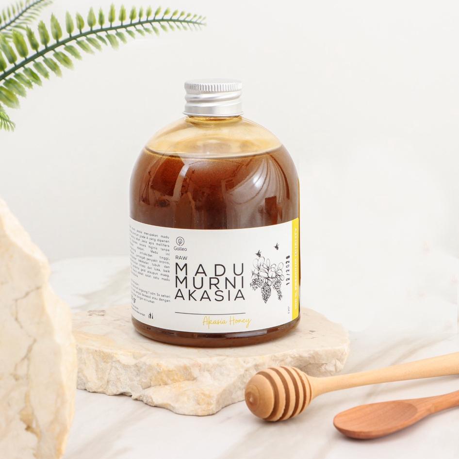 

♤ Murni Akasia 650 gr Galleo Grade A 100% Raw Honey [ Free Sendok Kayu ] ۩