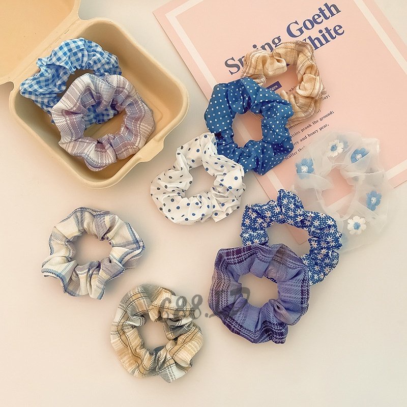 Ikat Rambut Scrunchie Kunciran Scrunchi Korea 3 pcs Iket Rambut Cepol Hijab Jilbab Kucir Rambut KCR 26