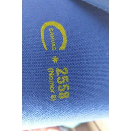 Terpal truk kain kanvas ukuran 4,5m x 7m Cincingan