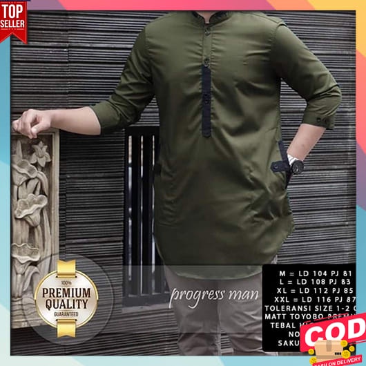 Baju Muslim Pria Dewasa 2023 Lengan Panjang Pendek Terbaru Klambi Cowo Modern Kelambi Hari Raya Keme