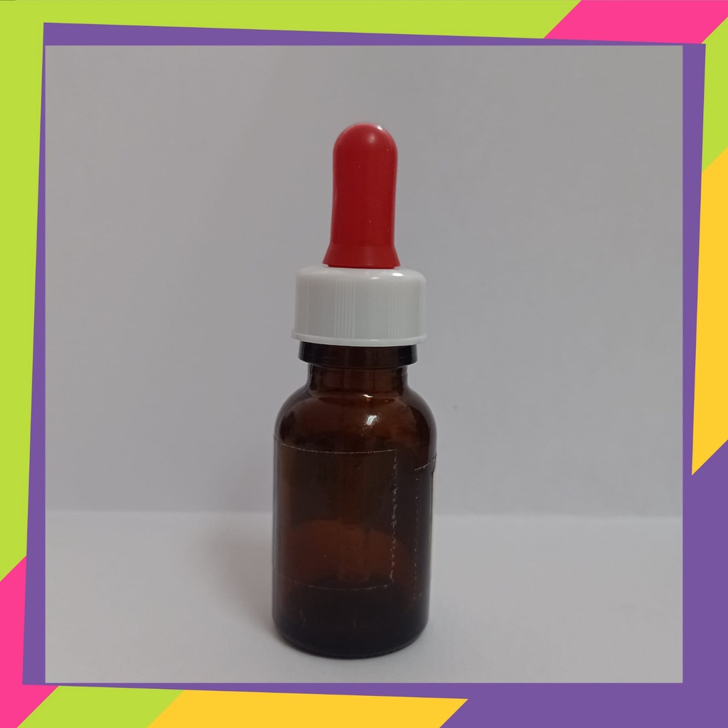 20ML ZARA BOTOL KACA COKLAT KAPSUL/BOTOL SYRUP/OBAT TETES