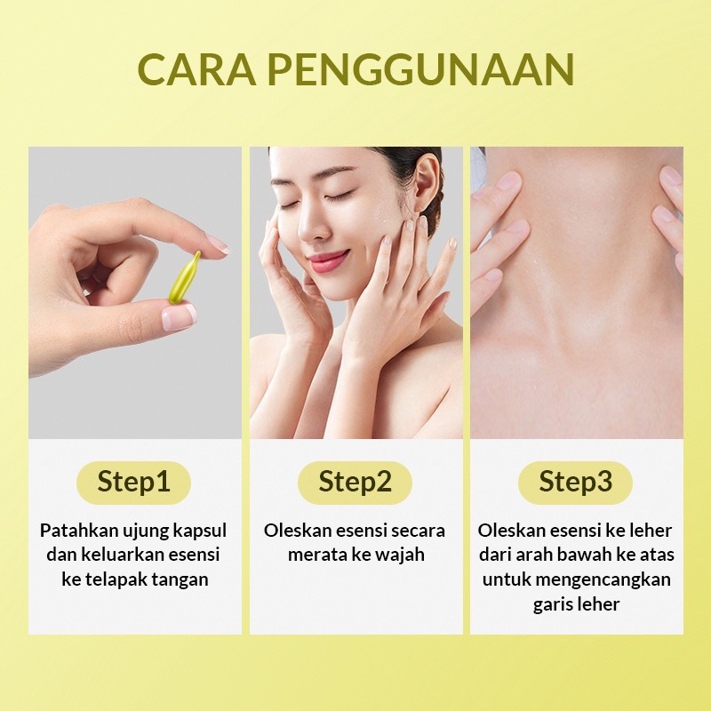 [60 Kapsul] Animate Serum Wajah Serum Gold -Serum Vitamin Brightening Wajah