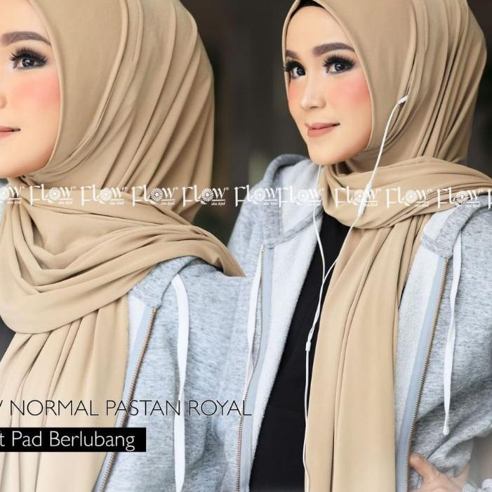Diskon Jilbab Hijab Kerudung Pashmina Instan Bergo Instant Soft Pet Pastan Royal Jersey Simple Polos