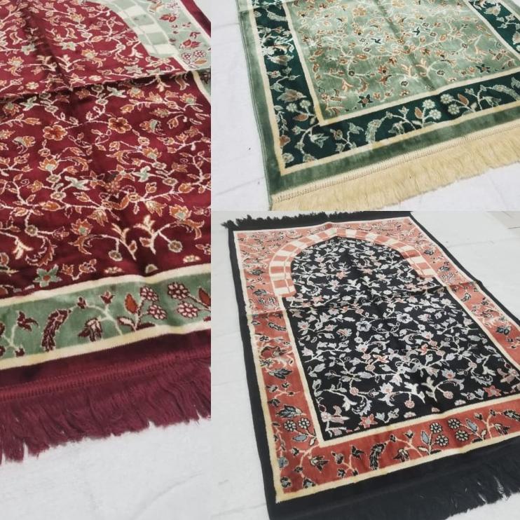 ❋ sajadah yakar karpet / sajadah turki bludru / sajadah premium ◄