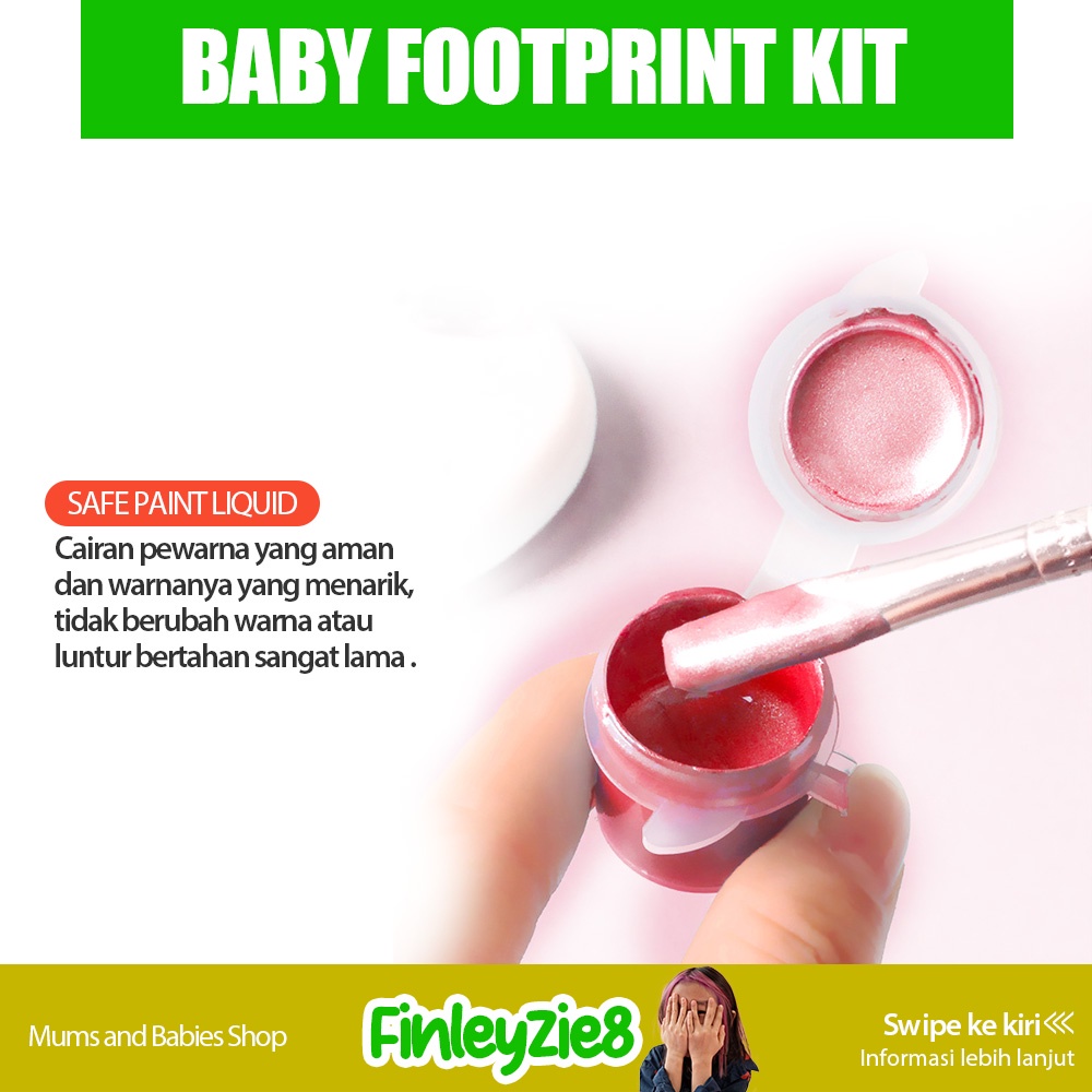 Set LAMPU Cetakan Baby Foot Print Bingkai Foto Kaki Tangan Bayi Newborn / Cetakan Kaki dan Tangan Bayi + Frame Classic / Cetakan Kaki / Cetakan Kaki Tangan Bayi / Cetakan Kaki /  Cetakan Kaki dan Tangan Bayi / Baby Foot Print Hadiah Ulang Tahun Kenangan