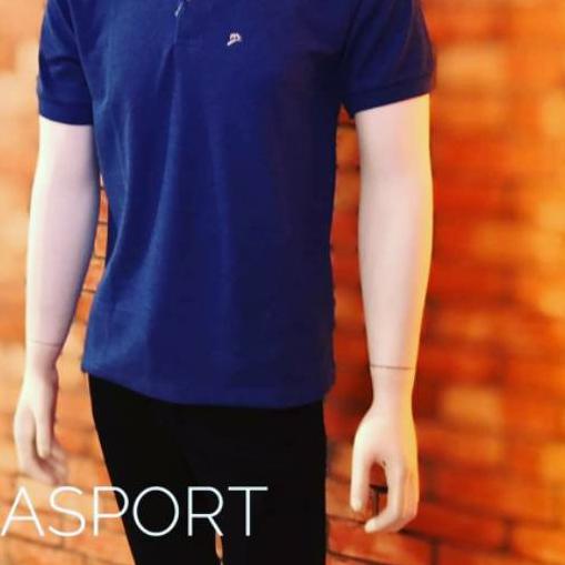 ♗ MODASPORT kaos kerah polos pendek ♛