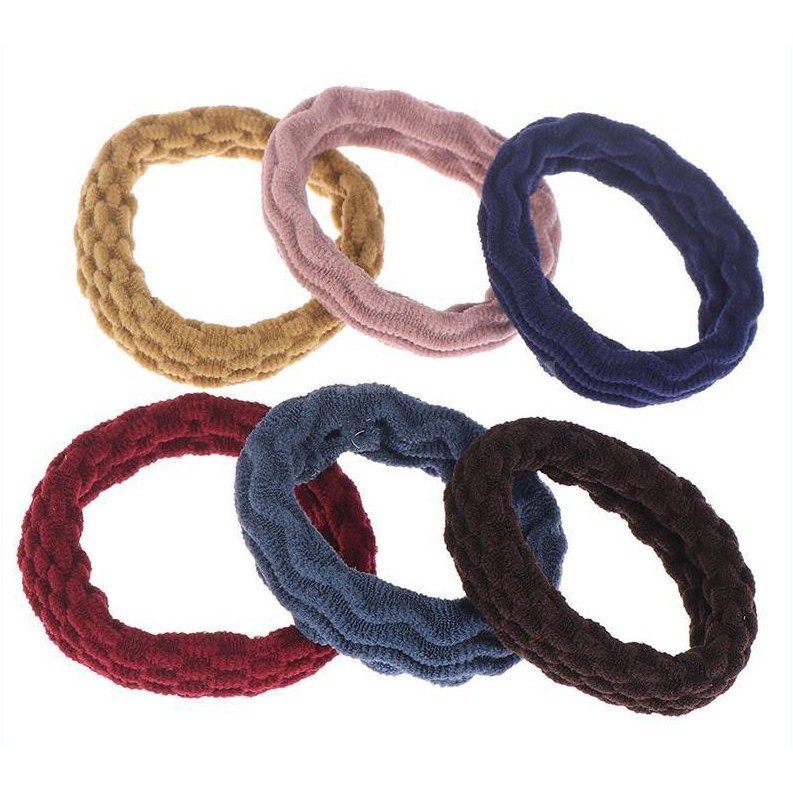 IKAT RAMBUT KERUT 20PCS / HAIR RUBBER BAND KOREA BAHAN TEBAL